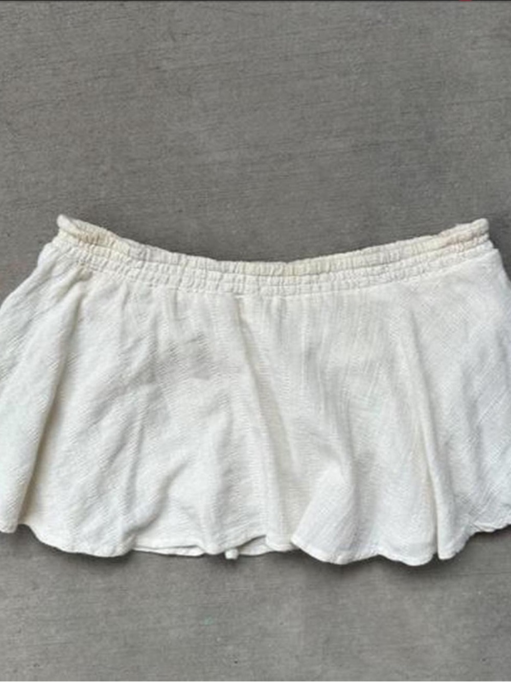 Vintage Roxy Y2K Coconut Girl Mini Skirt with Shorts